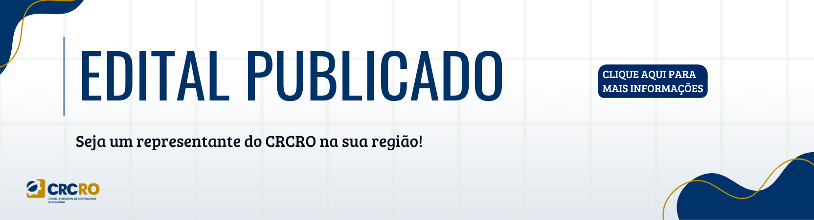 EDITAL DIVULGADO - CRCRO abre inscrições para Representantes Regionais em Rondônia